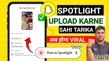 Snapchat Spotlight par Video upload kaise kare | How to upload Snapchat Spotlight Video