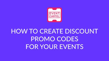 How to create promo codes for your events