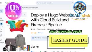 Deploy a Hugo Website with Cloud Build and Firebase Pipeline | WORKING GUIDE #GSP747