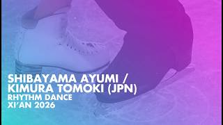 SHIBAYAMA / KIMURA (JPN) | Junior Ice Dance Rhytm Dance | Xi'An 2026