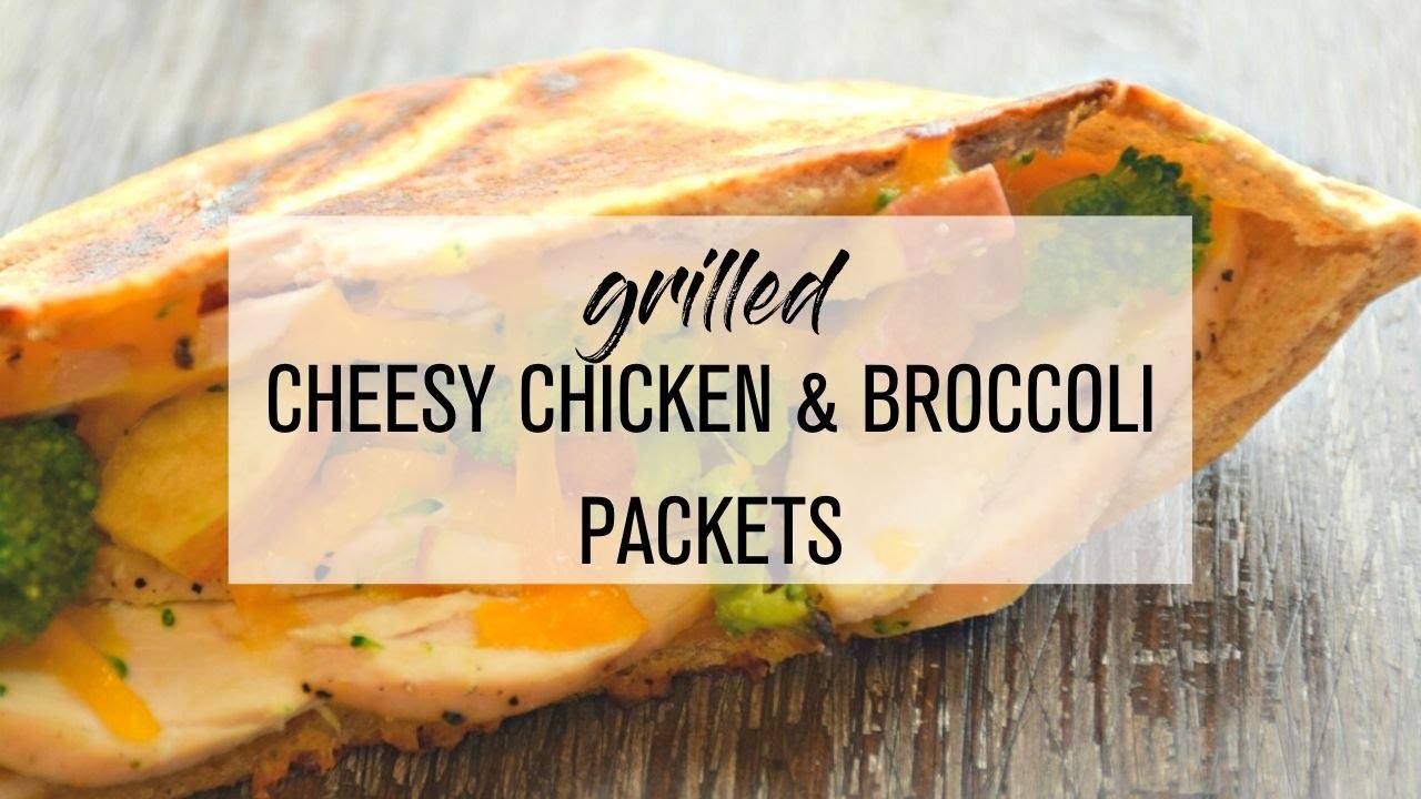 festival of lights Grilled Cheesy Chicken and Broccoli Pocket
