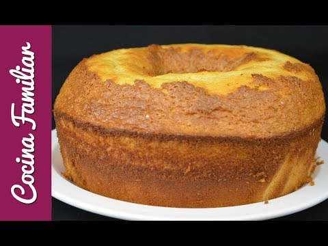 Receta de BIZCOCHO CON LECHE CONDENSADA alto y esponjoso