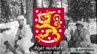 Njet molotoff (Finnish winter war song)