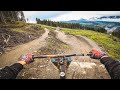 Downhill riding at bikepark schladming