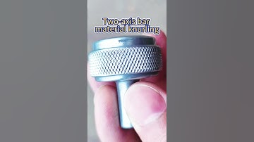 Two-axis bar material knurling #thread#threadrollingmachine#knurlingmachine#machine#threadmachine