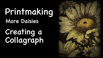 Printmaking  - A Two Plate Collagraph by Rita Loehr