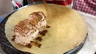 大和魂クレープ職人 japanese street food - creamy crepe compilation ICE CREAM CREPE Compilation Tokyo Japan