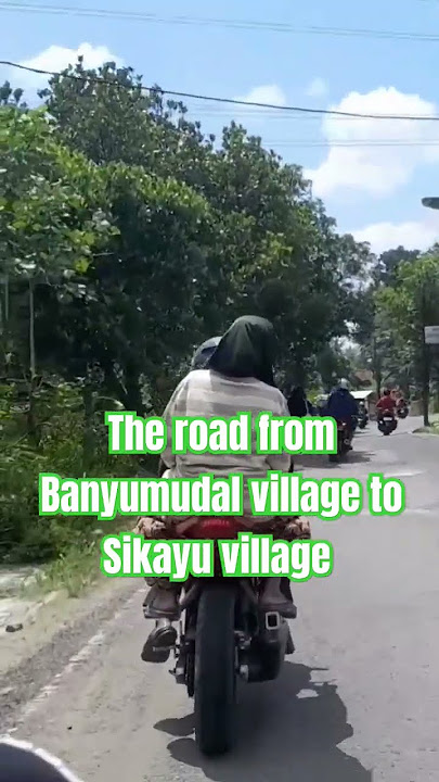 The road from Banyumudal fillage to Sikayu fillage #buayan #gombongkebumen #kebumen #mengantibeach