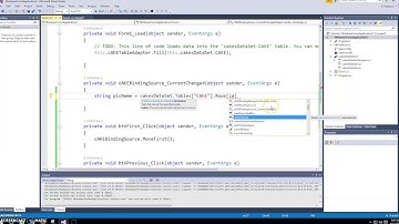 ADO NET II   Navigation and Picture