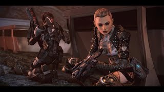 Shepard and Jack hanging out | Mass Effect LE3 (mods)