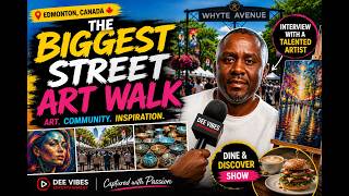 Dine & Discover - Edmonton’s streets turned into an ART GALLERY 