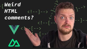 Weird HTML comments when using Vue or Nuxt?