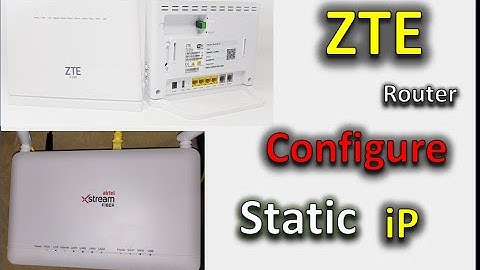 how to configure static ip in ZTE router | How to set a static IP address | Static ip@DoubtEnd