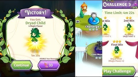Merge Magic - Challenge 3 Final Win for Dryad Child