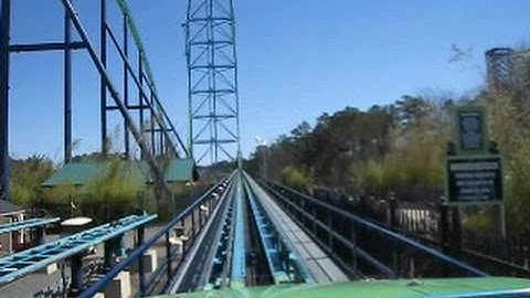 Kingda Ka Front Seat on-ride POV Six Flags Great Adventure