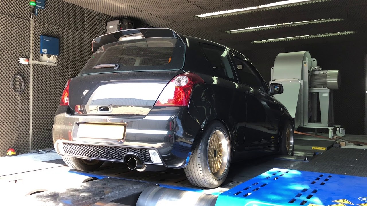 Surprising dyno result NA tuned Suzuki Swift 1.5 Sport