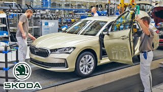 Škoda Superb production in Bratislava Slovakia, VW plant