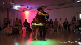 Lorena Tarantino y Gianpiero Ya Galdi  - Milonga - (2/4) - Querido Milonga, Tel-Aviv - 17-09-2019