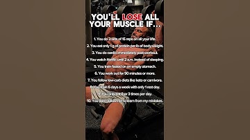 These Mistakes Destroy Your Muscles! Follow @lars.langen to learn from 12 years of trial & error