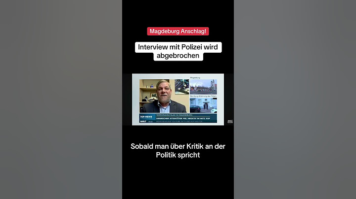 Anschlag in Magdeburg ! Polizei Interview wird abgebrochen ‼