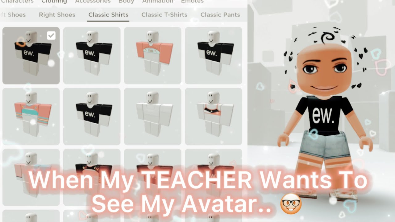 Someone told me I look like a teacher : r/RobloxAvatars