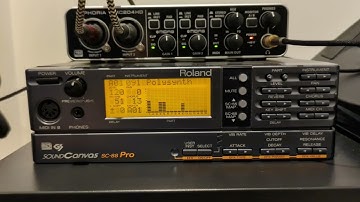 "dynamite" (Original MIDI) - SC-88 Pro, LCD Panel View