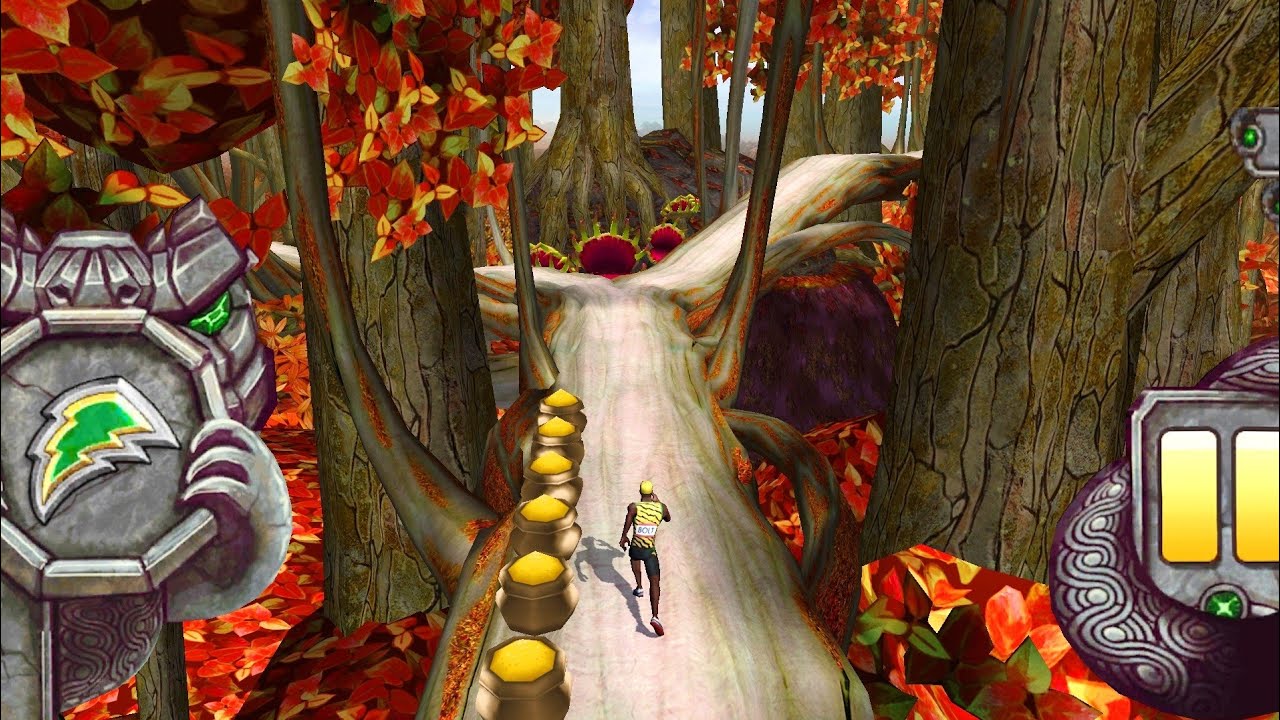 Usain Bolt’s Lightning Run in Fall Jungle 🍂⚡ | Temple Run 2 Ultimate Speed Challenge!