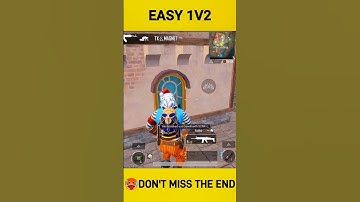 😱EASY 1V2🔥 #shorts #bgmi #trending #gaming #pubgmobile #youtubeshorts #youtube #pubg #pubgm