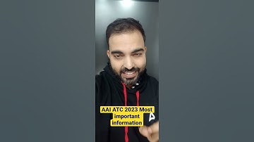 AAI ATC 2023 Most important information #aaiatc #aaiatc2022 #shorts #shortvideo #viralvideo
