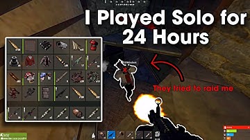 I Played Solo for 24 Hours - Rust Console
