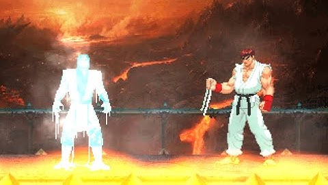 [MUGEN Request: Ryu & Ken Vs Sub Zero & Scorpion