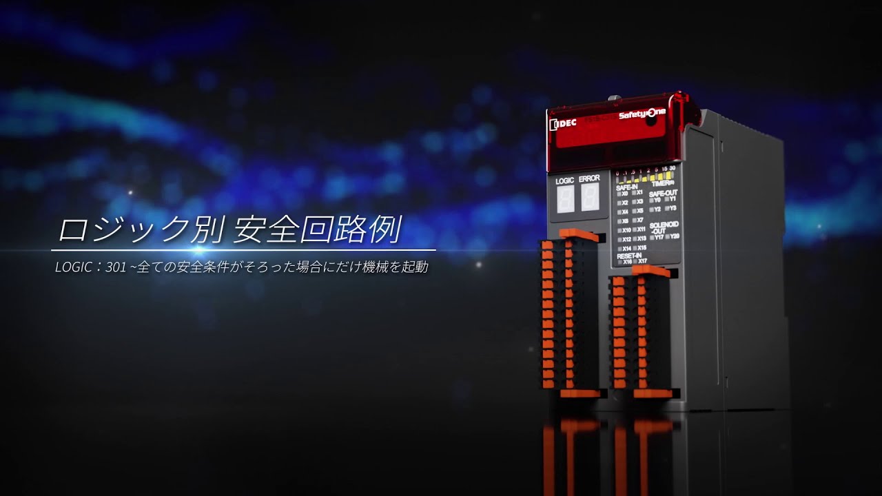 セーフティコントローラFS1B形 ロジック別安全回路例 ロジック301