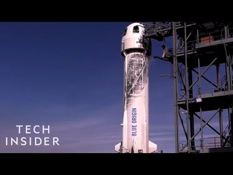 Watch Jeff Bezos' Blue Origin Rocket Go To Space And Land Back On Earth