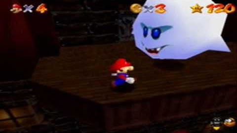 Control Big Boo with D-Pad in Super Mario 64 - Gameshark Code