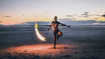 Fire Spinning | EPIC fire dart Performance! (2019)