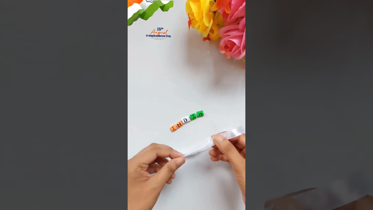 Independence day craft ideas 2022 / Indian tricolor band making 