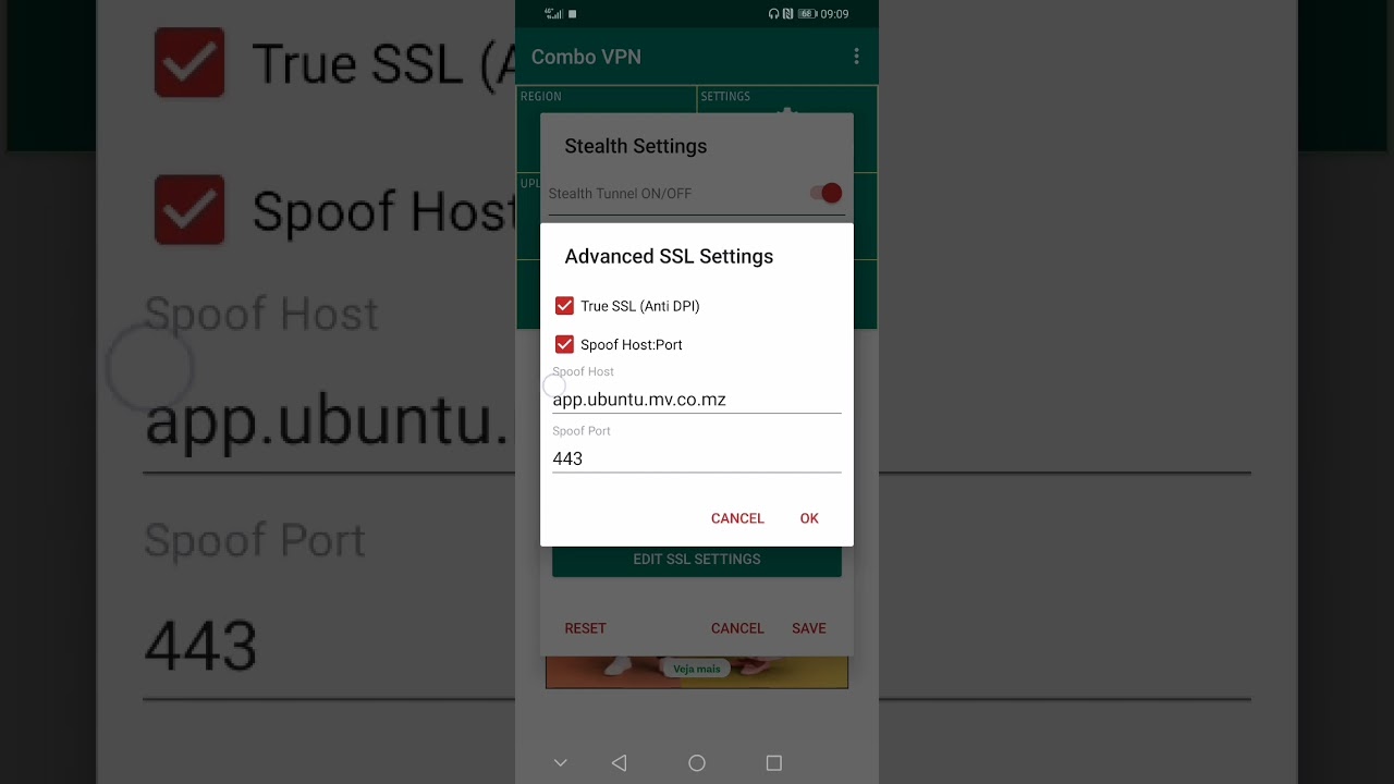 como configurar combo vpn
