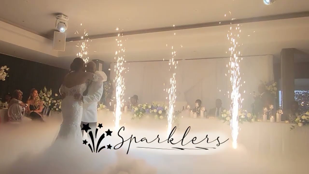 Fire & Ice - Toronto Wedding First Dance with Sparklers and Dry-ICE