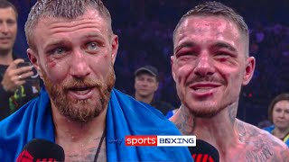 Lomachenko dedicates Kambosos win to father in emotional interview! 🙏