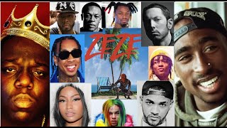 Kodak Black, Travis Scott, Offset - ZEZE REMIX (ft. 2Pac, The Notorious B.I.G, 6ix9ine, Swae Lee...)