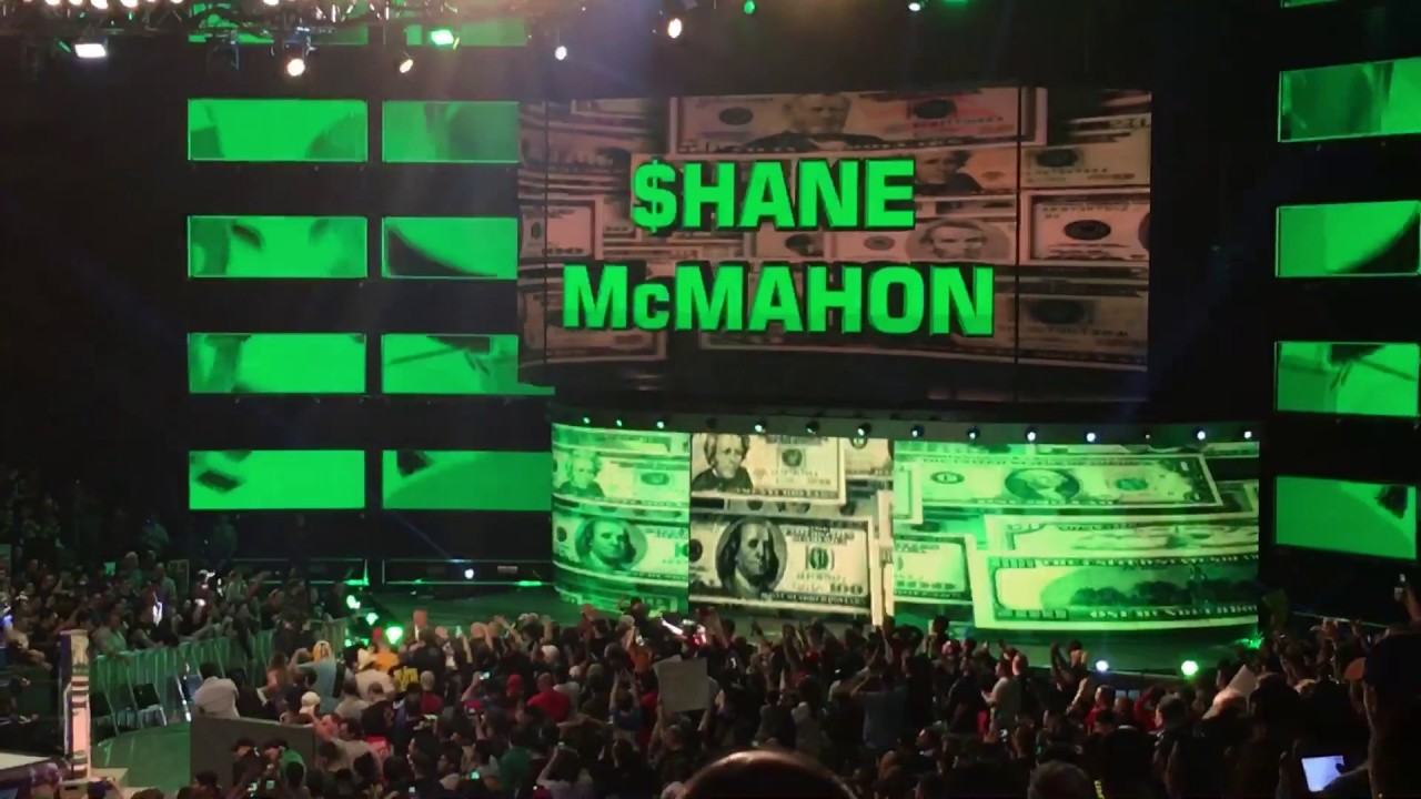 SHANE O MAC ENTRANCE AT SMACKDOWN LIVE IN BOSTON AT THE TD GARDEN /  WWE