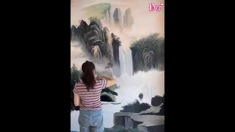 Tranh tường thư pháp