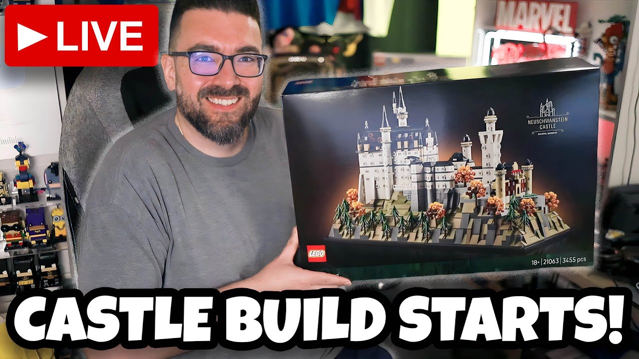 LIVE: Building LEGO Neuschwanstein Castle - Part 3