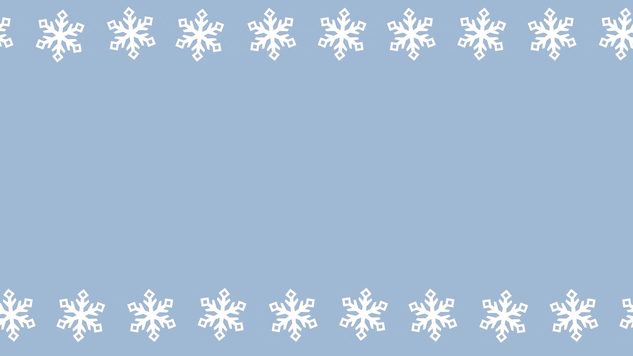 Winter White Snowflake Rows Looping Background Wallpaper Animation | 10 Minutes