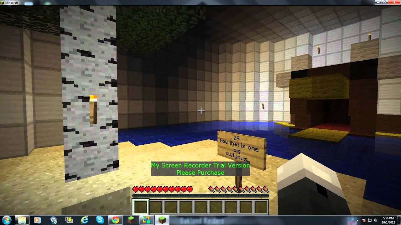 Lets Play Minecraft Part 1 Custom Map - YouTube
