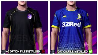 eFootball PES2020 Option File  V1 Out on PES2020 release date