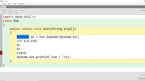 My first Java program using Blue-J (use of scanner class) part 2 (hindi)