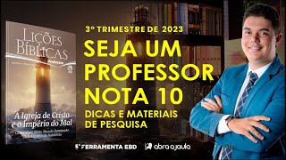 Como se preparar para ministrar a lição da EBD do 3º trimestre de 2023 | Murilo Alencar