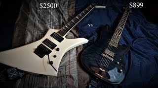 Affordable vs Expensive Guitar. ($899-$2500) Schecter C-1 vs Jackson KE2 USA