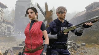 Resident Evil 4 Remake Claire Companion Journey To The Spain Full Cutscenes Gameplay #1